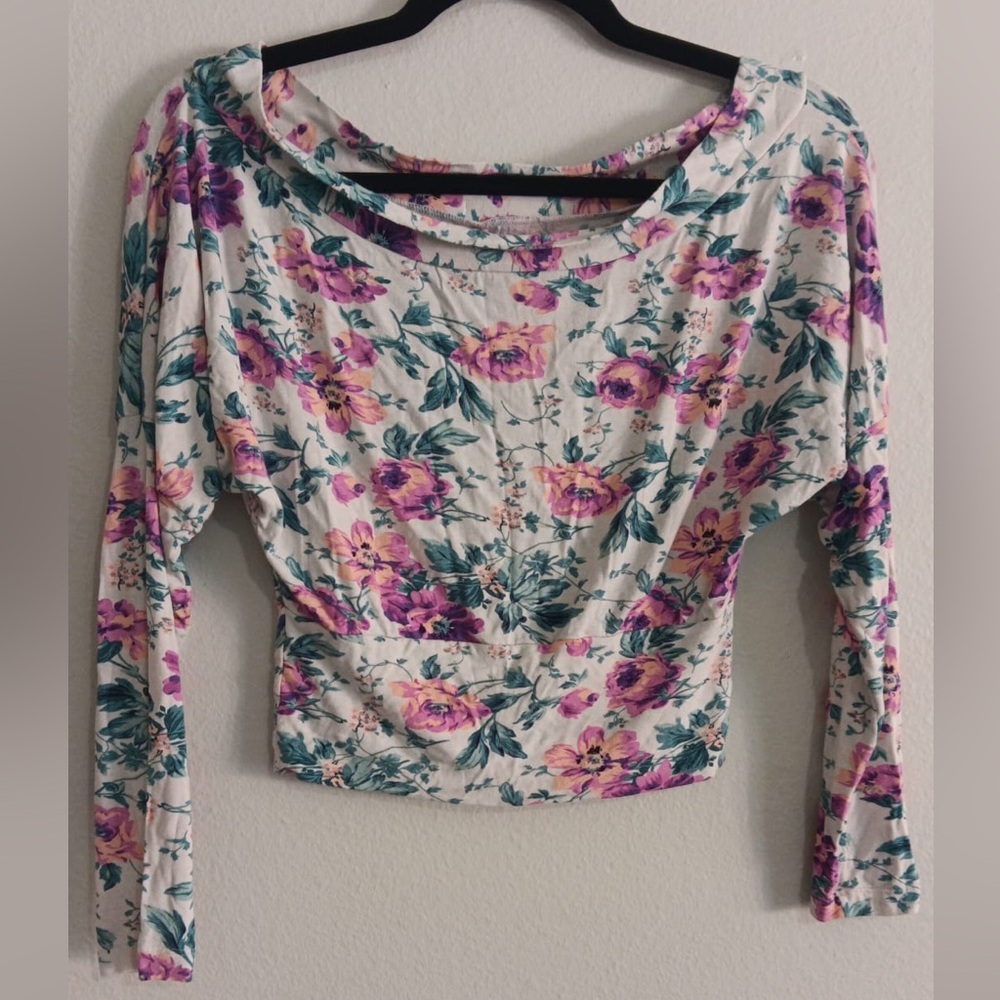 Floral Long Sleeve Women's Top